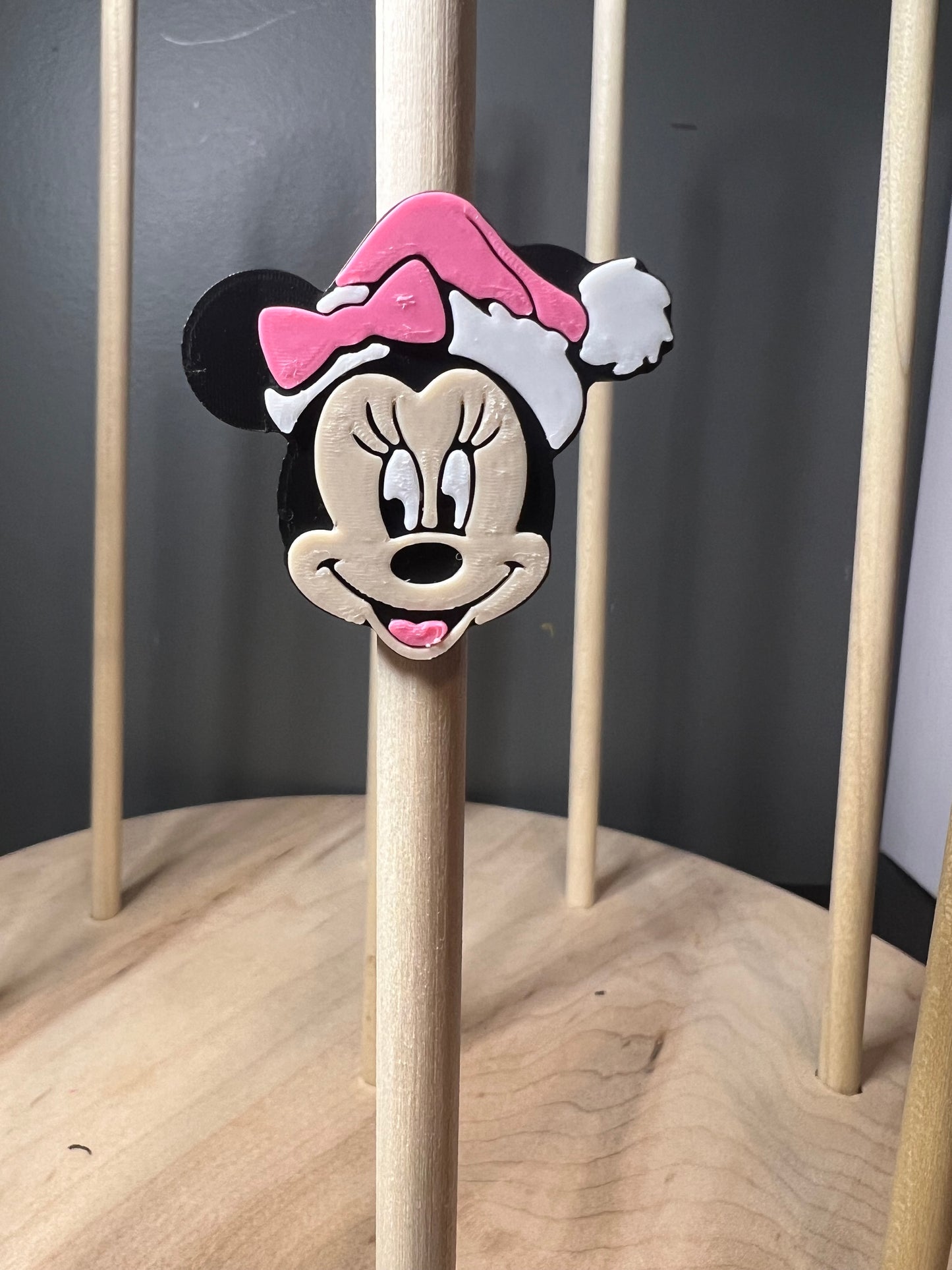 Minnie 3d straw toppers