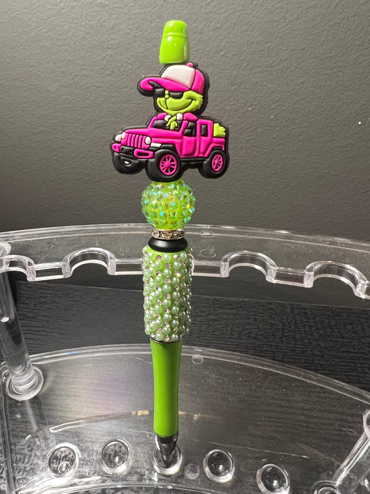 Grinch jeep pen