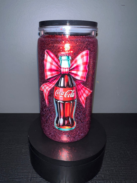 Coke dry glitter snowglobe