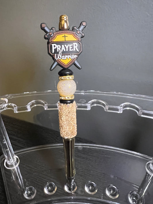 Gold Prayer Warrior Pen