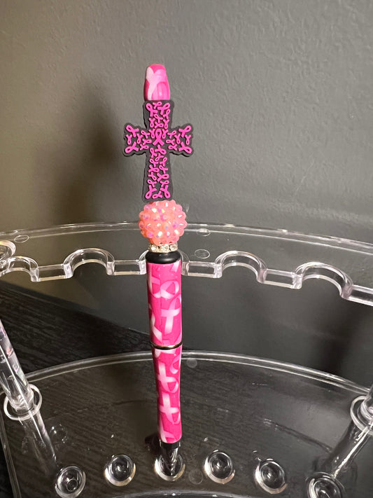 Ribbon cross pen