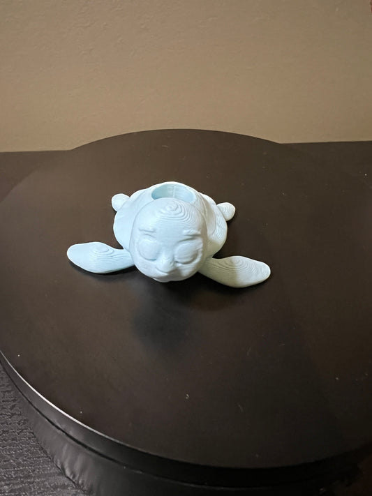 Sea turtle 3d straw topper