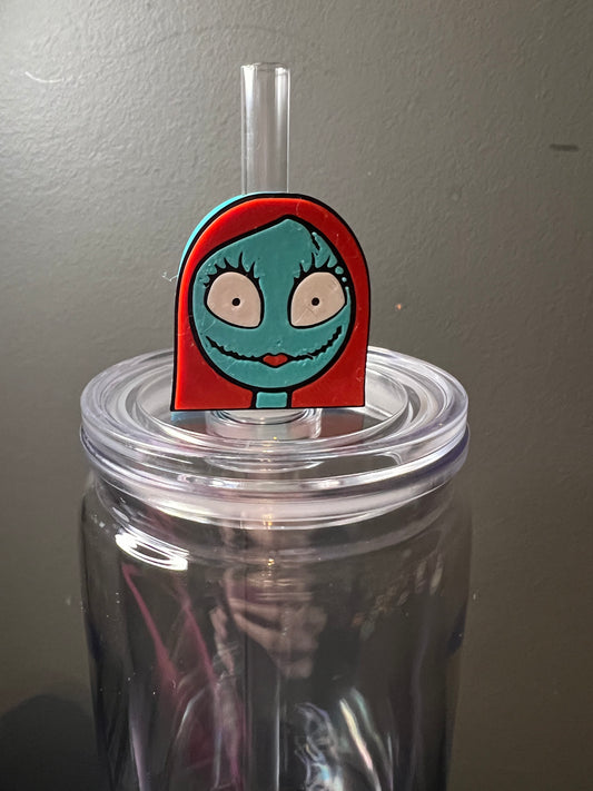 Sally 3d straw topper