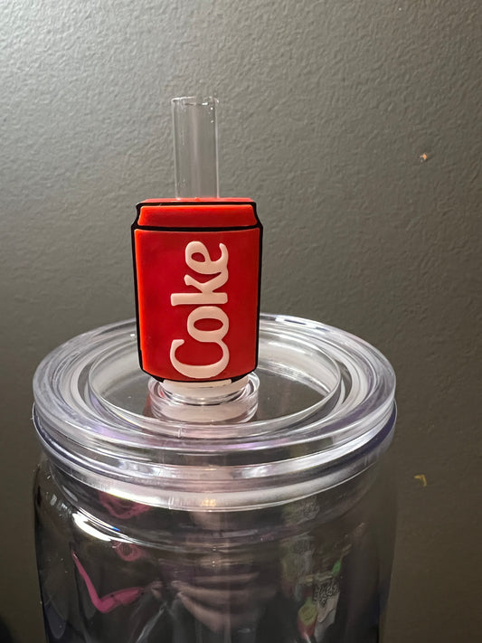 Coke 3d straw topper