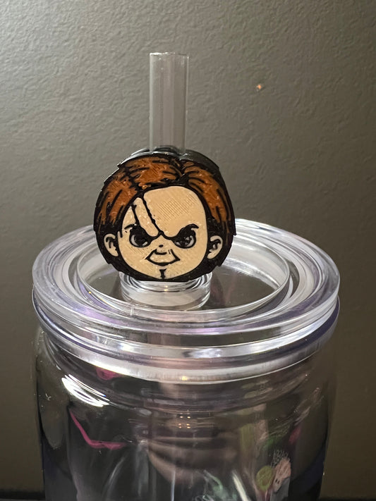 Chucky 3d straw topper