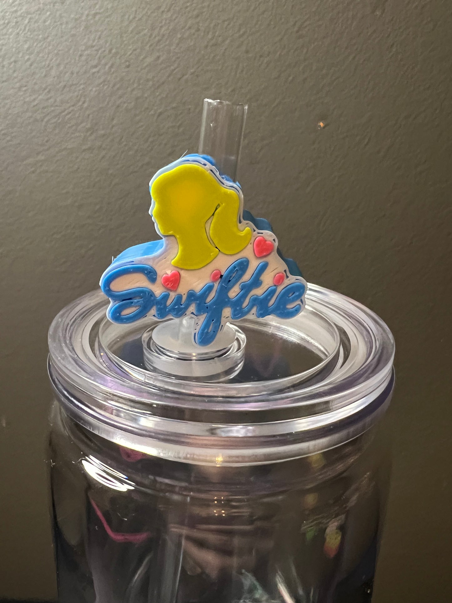 Swiftie 3d straw topper