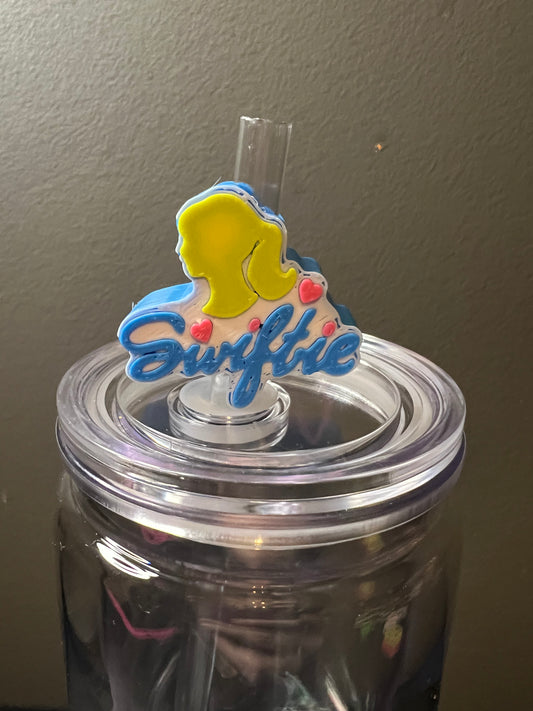 Swiftie 3d straw topper