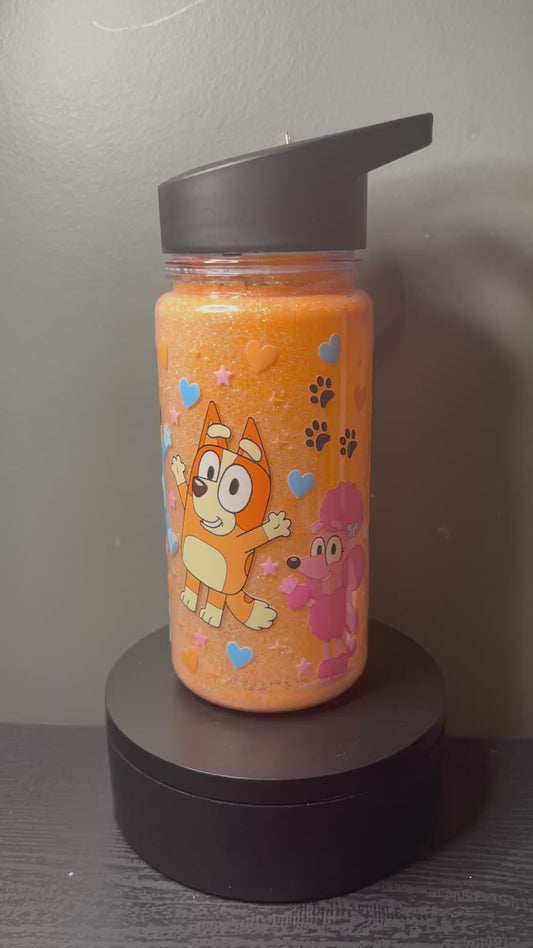 10 oz kids bluey snowglobe